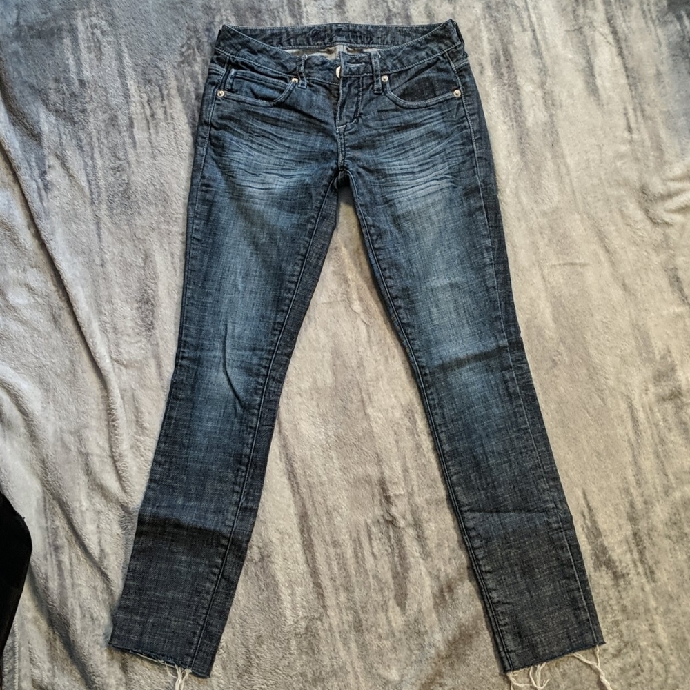 Guess raw hem jeans